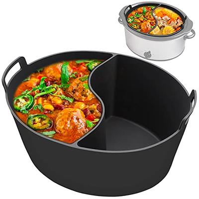 Kitchen Decor Slow Cooker Liners Reusable Crock Pot Liner Leakproof & Easy  Clean Silicone Divider