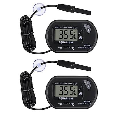 Aquarium Thermometer, Fish Tank Thermometer, Water Thermometer seachem  Prime with 3.3ft Cord Fahrenheit/Celsius(/) for Vehicle Reptile Terrarium  Fish Tank Refrigerator by AikTryee