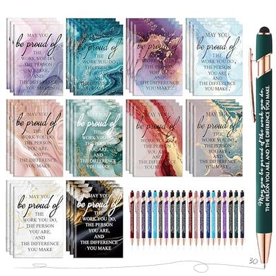 Ctosree Teacher Appreciation Gift Set Motivational Bamboo Pen Teacher  Spiral Notebook Inspirational Teacher Pens Teacher Journal Retractable  Ballpoint