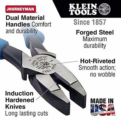 Klein Tools D203-8-GLW Hi-Viz Long Nose Pliers,Side Cutters