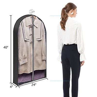 Garment Bags For Hanging Clothes With Gusset Full Clear Moth Proof