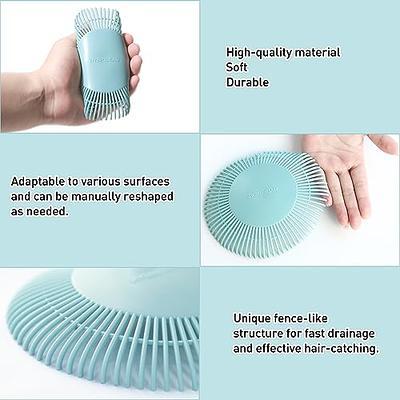 Bathtub Stopper, Bath Tub Drain Plug, Pop Up Drain Hair Catcher, 2 in 1  Bathroom Shower Drain Stopper, Bathtub Hair Catcher for Drain Size 1.6 to  2.0