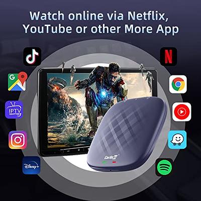 2023 Newest CarlinKit Android 13.0 AI Box Adapter-CarPlay AI Box Max,for  Wired CarPlay&Touchscreen Cars,4G Net,Dual BT,8+128G,Built-in Google  Play/Netflix//GPS,Wireless CarPlay&Android Auto - Yahoo Shopping