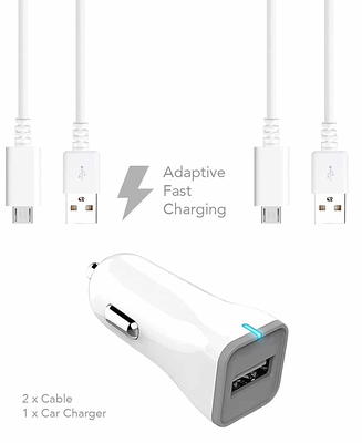 2x Pack Micro USB Charger Fast Charging Cable Cord For Samsung Android  Phone