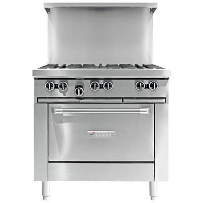 Cooking Performance Group S60-G48-N Natural Gas 2 Burner 60 Range with 48  Griddle and 2 Standard Ovens - 200,000 BTU