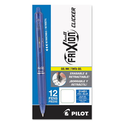 Pilot 3ct Frixion Clicker Erasable Gel Pens Fine Point 0.7mm Assorted Inks  : Target