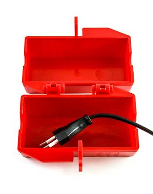 Power Cord Lockout, Red