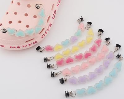 Croc Chain Charms. High Quality Luxury Candy Hearts Croc Chain, Crocs  Accessories For Girls & Adult Women Charms Gift - Yahoo Shopping