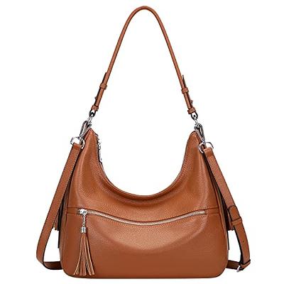 Buy Women's Soft Leather Tote Purses Handbags Shoulder Bags Lightweight  Satchel Zipper Shopper Light and Thin Waterproof PU Online at  desertcartINDIA