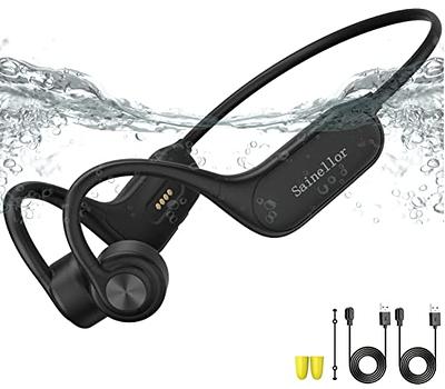 Bone Conduction Headphones, Open Ear Bluetooth Headphones With Built-in  Mic, Waterproof Wireless Sport Headset For Running Workout Gym