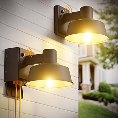 Ehaho Porch Lights With Outlet Dusk To