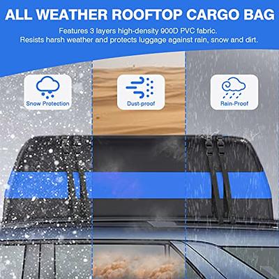  APTY Car Rooftop Cargo Bag Carrier, 15 Cubic Feet Soft
