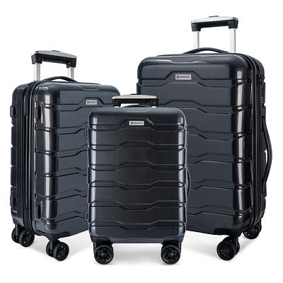 LONG VACATION Luggage Set 4 Piece Luggage Set ABS hardshell TSA