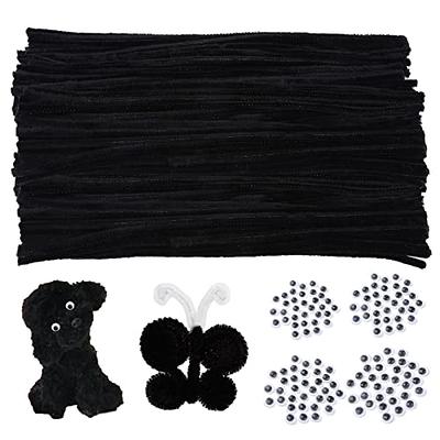 150 Pieces Pipe Cleaners Chenille Stem Solid Color Pipe Cleaners