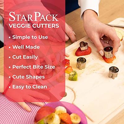 3 Pcs Vegetable Cutter Shapes Set Mini Pie Cookie Cutters Fruit