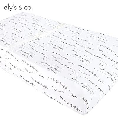 Ely's & Co. Baby Waterproof Changing Pad Cover - Cradle Sheet 100