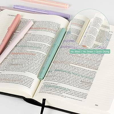 YISAN Bible Highlighters No Bleed,Gel Highlighters,Dry Highlighters,Crayon  Pens