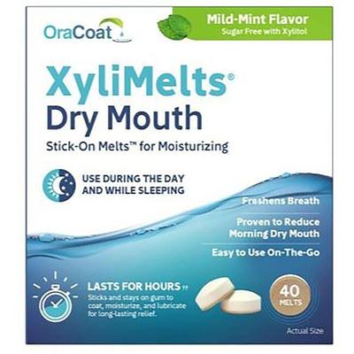 OraCoat Xylimelts For Dry Mouth - Mild-Mint