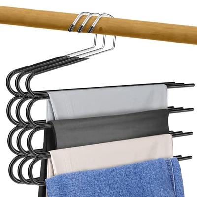 Mivnue Pants Hangers Space Saving - 4 Packs Pants Rack, India | Ubuy