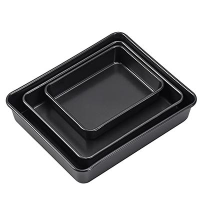 CAMOFOXIN Nonstick Roasting Pan, Deep Baking Pan Set, Large Cake