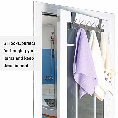 WEBI Over The Door Hooks Door Hanger:Over The Door Towel Rack with