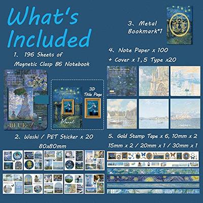  Vintage Aesthetic Scrapbook Kit(568pcs), Aesthetic