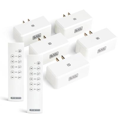 LINK2HOME Wireless Remote Control White/Matt Remote Control in the Lamp &  Light Controls department at