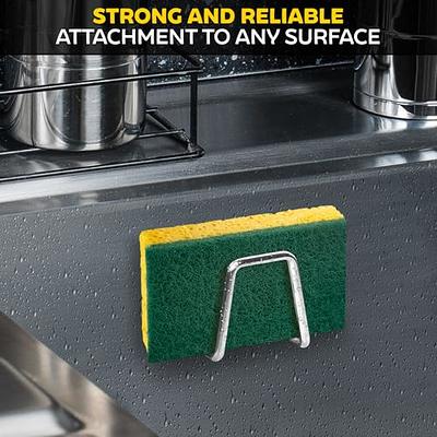 Sink Sponge Holder for Kitchen - Stainless Steel Sponge Holder