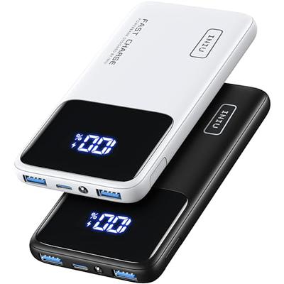 INIU 20000mAh Portable Charger, LED Display, 22.5W Fast Charging Power Bank  for iPhone & iPad, Black 
