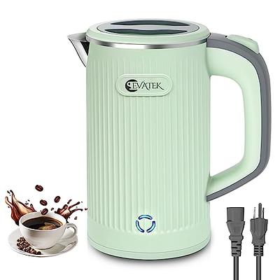 EVATEK Small Electric Kettle, 600W Mini Portable Tea Kettle, Travel  Stainless Steel Interior Hot Water Boiler, Auto Shut-Off & No Base, Gift  for Camping, Office, Student Dormitory - Yahoo Shopping