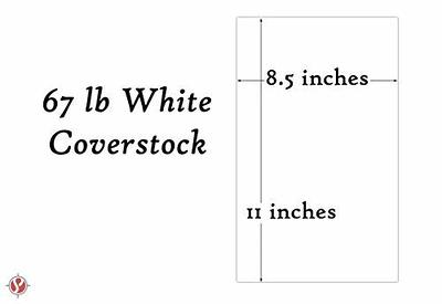 Gray Pastel Color Cardstock Paper, 67lb Vellum Bristol, 8.5 x 11, 50 Sheets