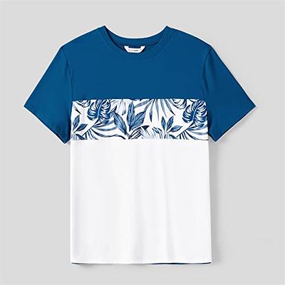 Leaves Print Family Matching Tops