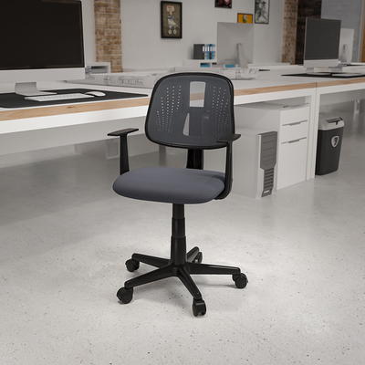 Mainstays Ergonomic Mesh Back Task Office Chair with Flip-up Arms, Black  Fabric, 275 lb