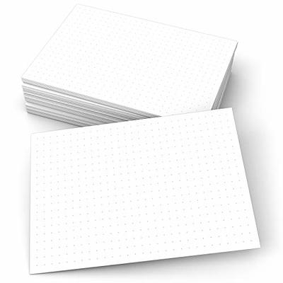 321Done Dot Grid Index Cards, Dot Pattern - Made in USA - Large 4x6 (Set of  50) Dot Bullet 0.20 Double-Sided Planner Journal, Planning Graph Ruled  Thick Heavy Duty Cardstock, White - Yahoo Shopping