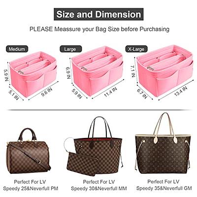  OMYSTYLE Purse Organizer Insert for Handbags, Felt Bag  Organizer for Tote & Purse, Tote Bag Organizer Insert with 5 Sizes,  Compatible with