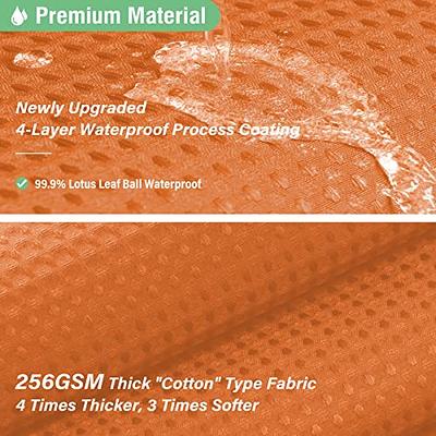 Dynamene Extra Long Shower Curtain - 96 Inch Long Waffle Weave Weighted  Thick Cloth Bathroom Shower Curtain, Neutral Heavy Duty Hotel Bath Curtain  Set with 12 Plastic Hooks,72x96, Burnt Orange - Yahoo Shopping