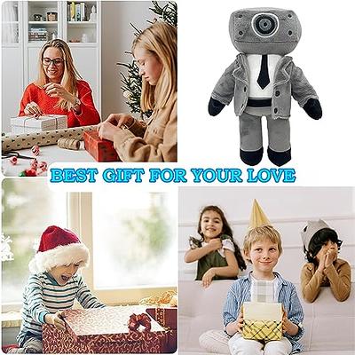 TQJOUJOU Skibidi Toilet Titan Speakerman Plush Toy, Horror Game Speakerman  Boss Stuffed Plushie Doll Toys, Collectible Gifts for Fans and Kids (Titan