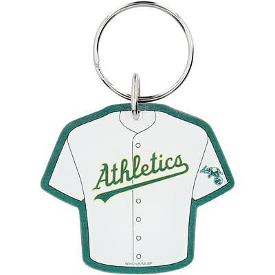 Oakland Athletics Keychain Team Color Baseball Co