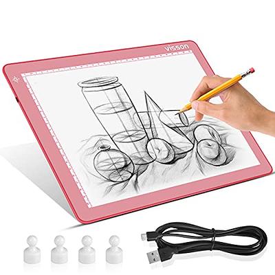 Rechargeable A4 Light Pad for Tracing, USB Powered Light Table with  Adjustable Brightness for Diamond Painting Light Tracing Box Copy Board  Sketching Drawing and Weeding Vinyl - Yahoo Shopping