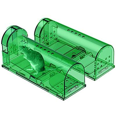 Black+decker Rat Trap Outdoor and Rat Traps Indoor - Mousetraps Indoor for Home Touch Free and Reusable Pest Control (8-Pack)