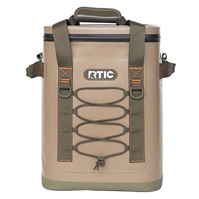 RTIC Soft Cooler Insulated Bag Portable Ice Chest Box for Lunch, Beach,  Drink, Beverage, Travel, Camping, Picnic, Car, Leak-Proof with Zipper