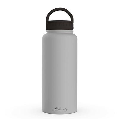 Hydrapeak Active Flow 32 oz. Blush Triple Insulated Stainless Steel Water Bottle with Straw Lid