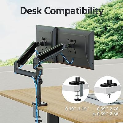 StarTech.com Vertical Dual Monitor Stand Heavy Duty Steel Monitors up to 27  Vesa Monitor Computer Monitor Stand - Office Depot