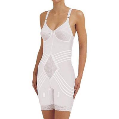 Rago Women's Plus Size Moderate Control Body Briefer Shaper - 44 C, Beige