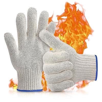 KITCHEN PERFECTION Silicone Smoker Oven Gloves-Extreme Heat