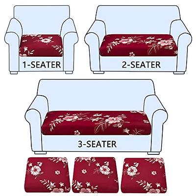 1 2 3 Seater Sofa Cushion Cover Couch Seat Slipcover Stretch Furniture  Protector