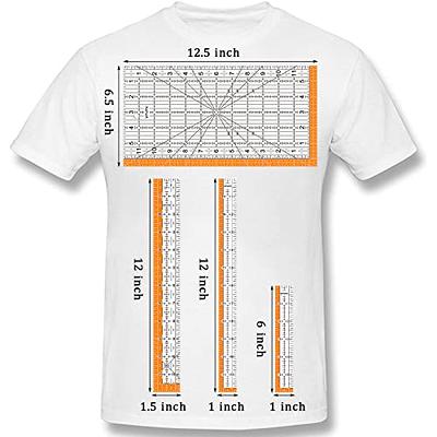 Non Slip Acrylic Quilting Ruler Set