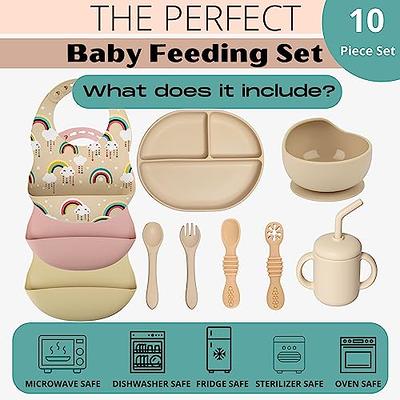 Mimorou 16 Pack Baby Feeding Supplies Set Silicone Baby Led