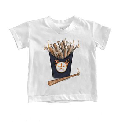 Houston Astros Tiny Turnip Girls Youth Smores Fringe T-Shirt - Navy