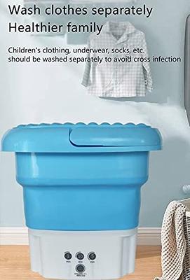 Portable Washing Machine, Mini Foldable Bucket Washer and Spin